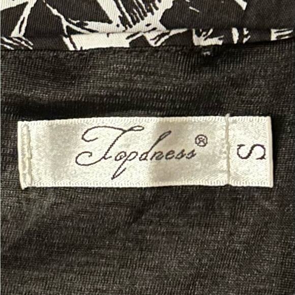 Women’s 50’s Black and White Floral Halter Retro 50’s Pin Up Dress Size Small - Picture 9 of 11